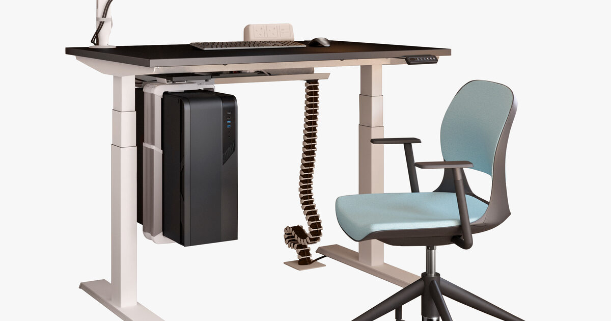 Standing desk deals ergonomic chair