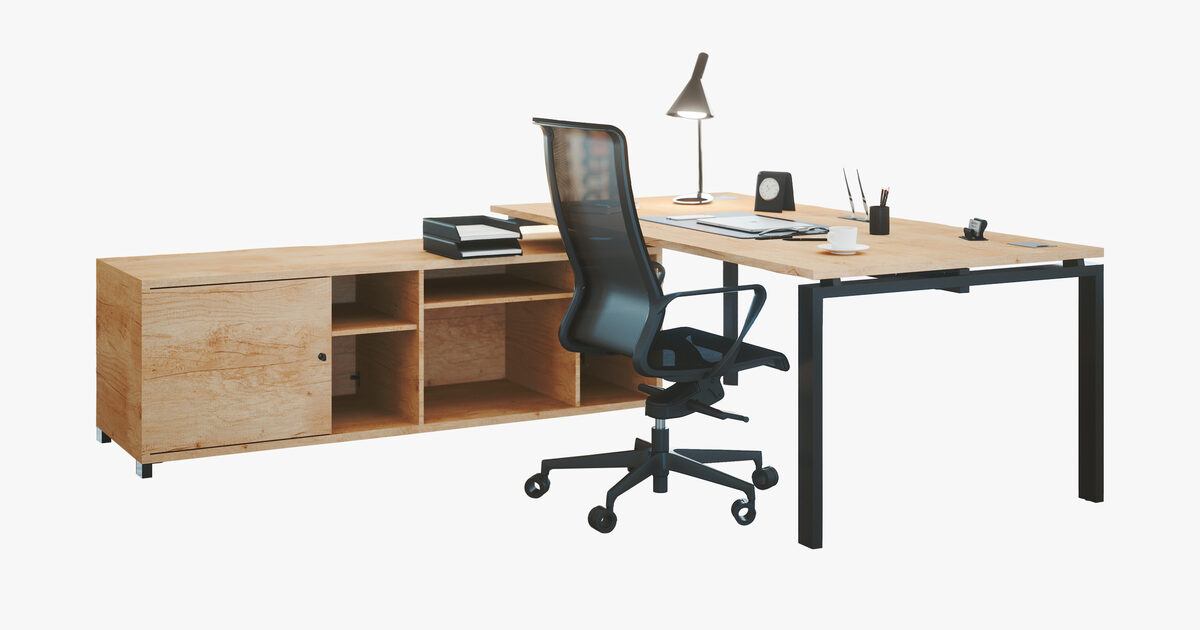 L shape clearance executive table