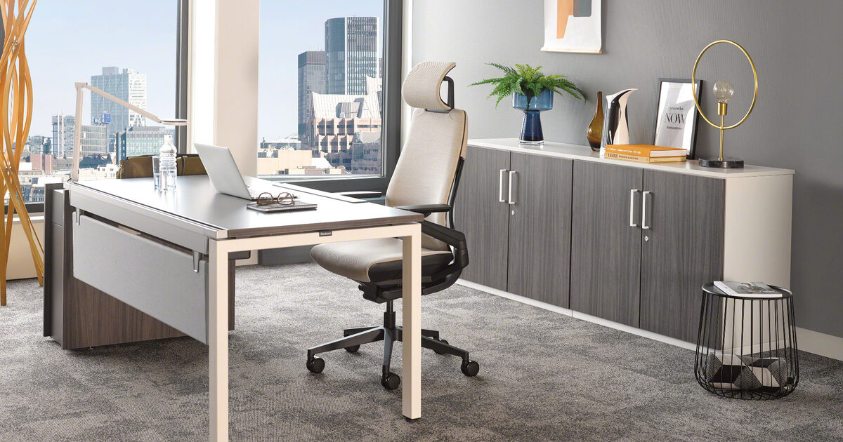 Steelcase on sale executive desk