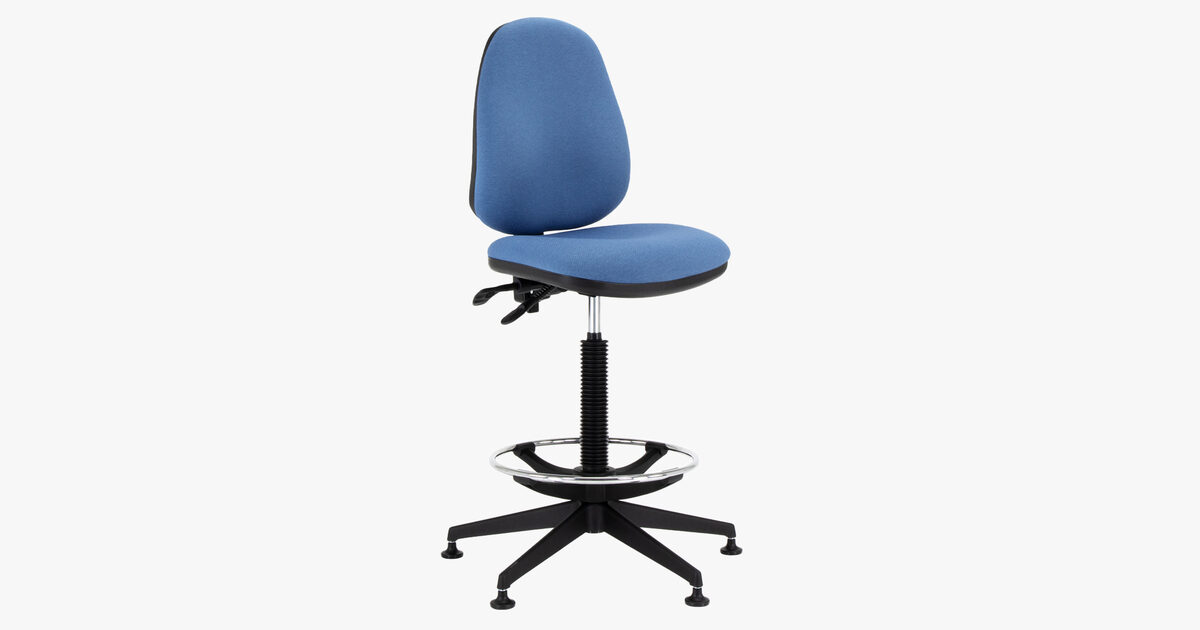 High back draughtsman discount chair