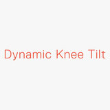 Dynamic knee tilt mechanism