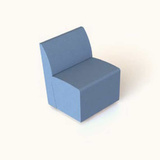 Upholstered Seat Unit Single