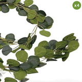 Faux Silk Silver Dollar Eucalyptus Garland