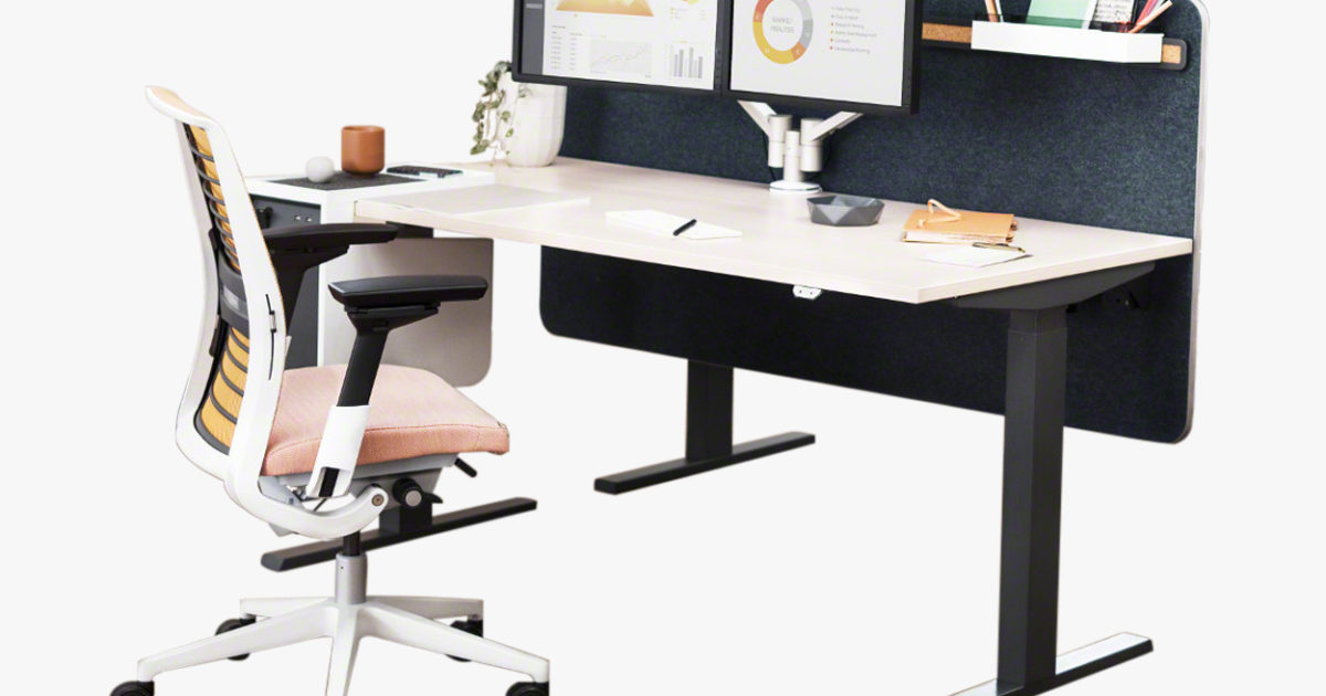 Steelcase Migration Height Adjustable Desk Hunts Office