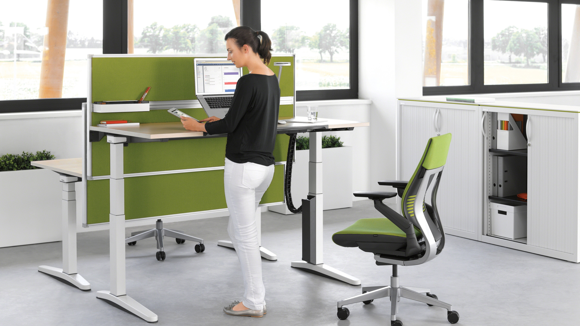 Steelcase Ology Height Adjustable Desk with Active… | Hunts Office